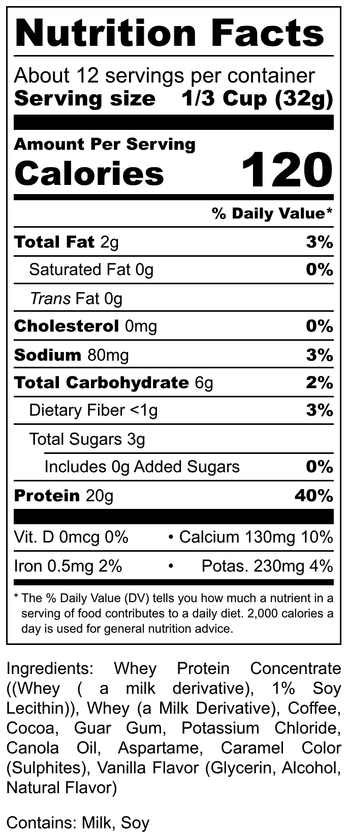 Hi-West Cafe Mocha Protein Shake